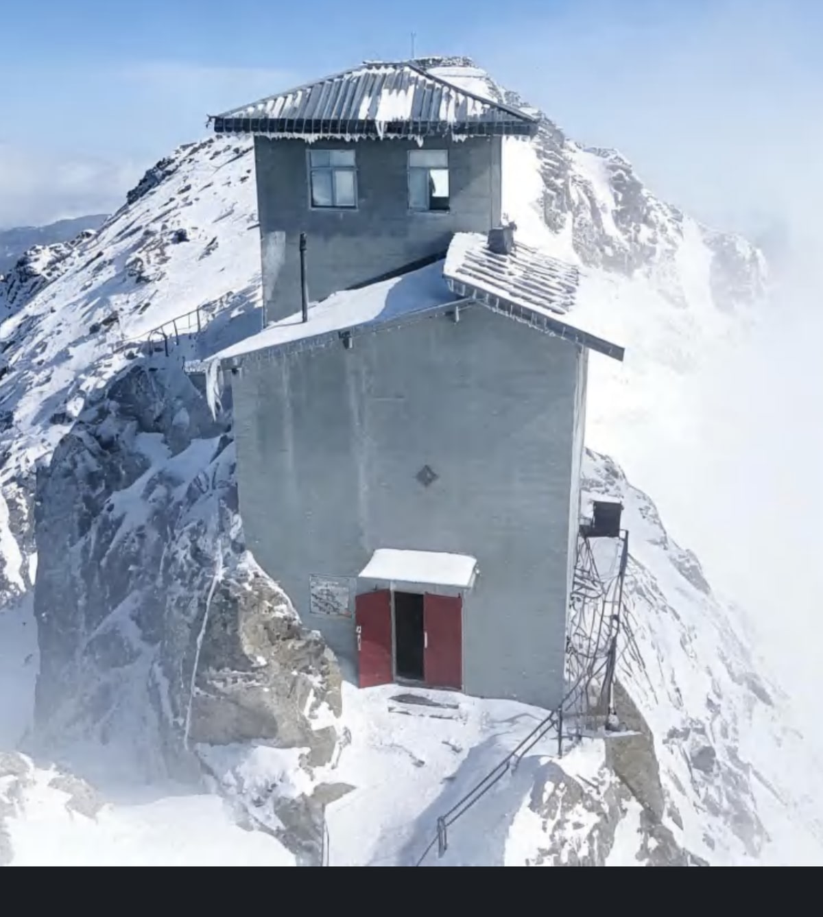 Remote high-altitude terrain far from a stable grid